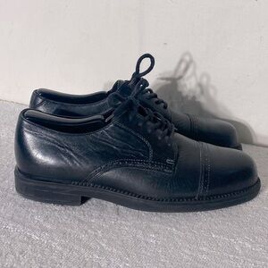 Nunn Bush Black Genuine Leather Lace Up Dress Shoes 7.5